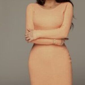 NWT JLux Label Orange Nic Sweater Dress - Small